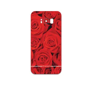 MAHOOT Red-Flower Cover Sticker for Samsung Galaxy S8