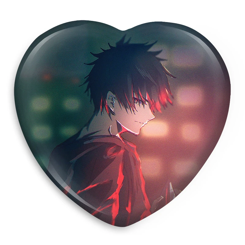 پیکسل خندالو طرح فوشیگورو مگومی انیمه جوجوتسو کایزن مدل قلبی کد 11057