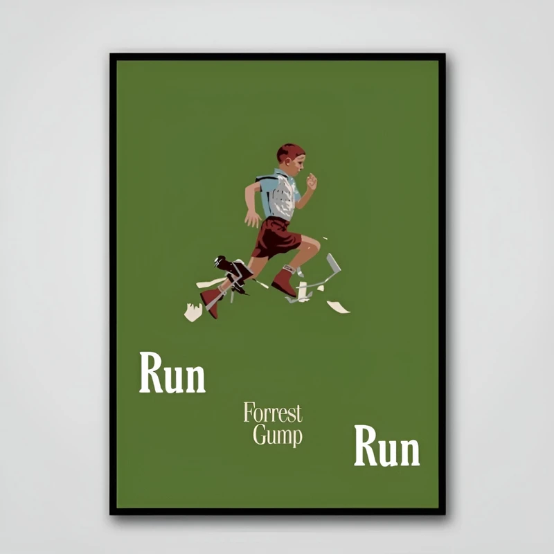 تابلو طرح فارست گامپ
