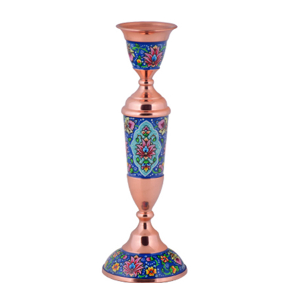 شمعدان مسی آقاجانی مدل پرداز کد P025