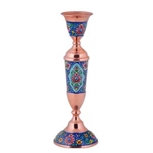 شمعدان مسی آقاجانی مدل پرداز کد P025