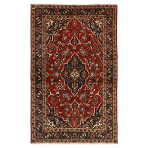 فرش دستبافت یک و نیم متری مدل اردکان ایلیاتی کد 483766c