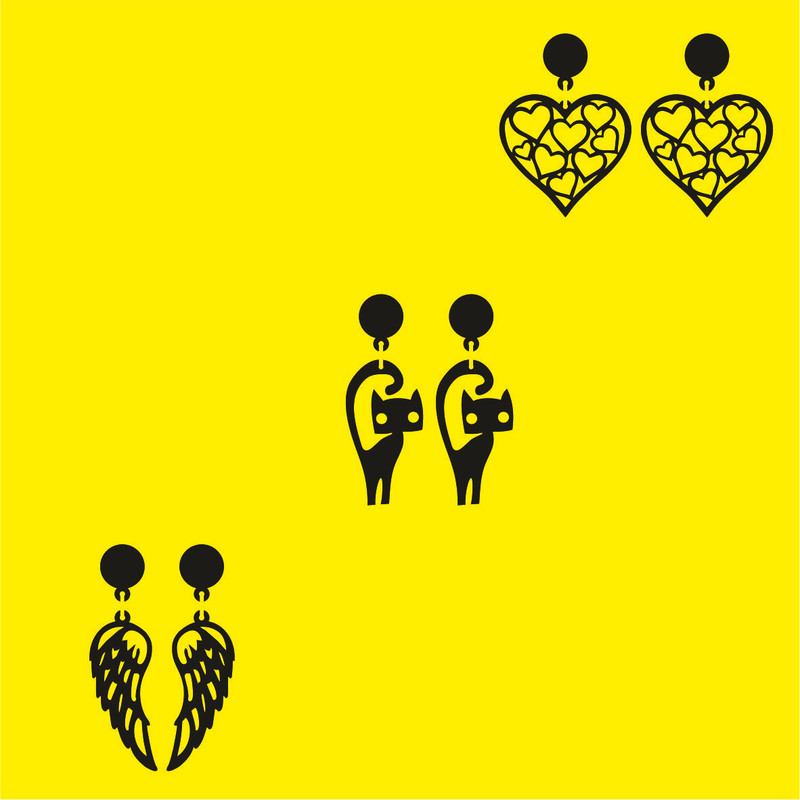 گوشواره دخترانه کد 313 مجموعه 3 عددی