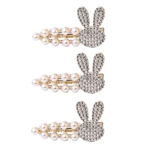 گیره مو زنانه مدل انبری خرگوشی بسته سه عددی