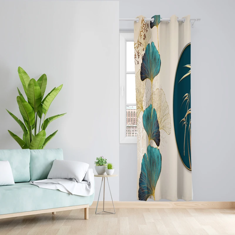 پرده طرح قاصدک مدل مخمل پانچی کد 2426 z سایز 140x200 سانتی متر