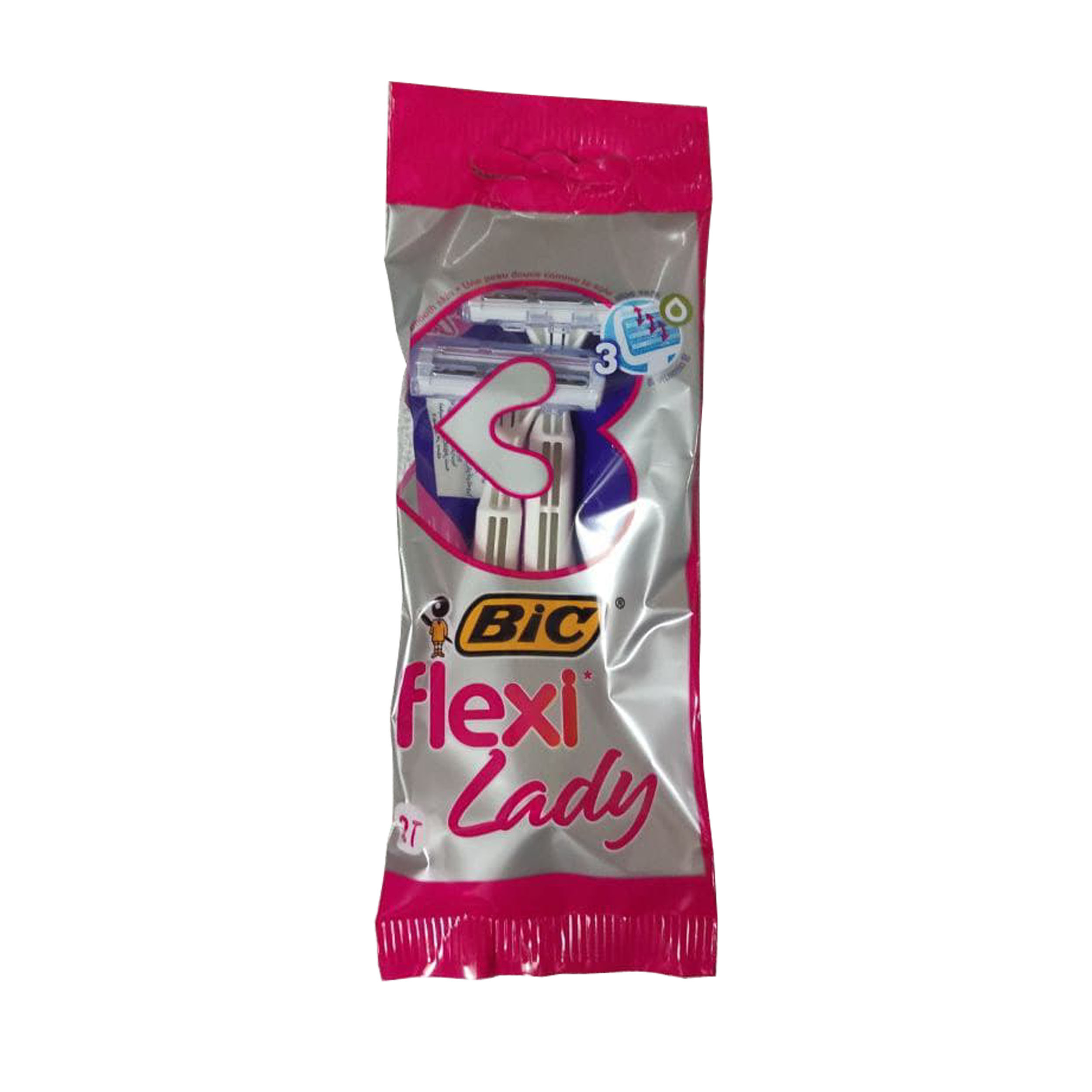 خود تراش بیک مدل Flexi Lady بسته 2 عددی