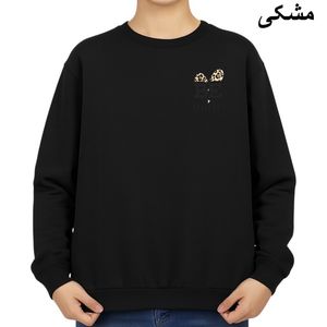 سویشرت زنانه مدل قلب پلنگی کد v5