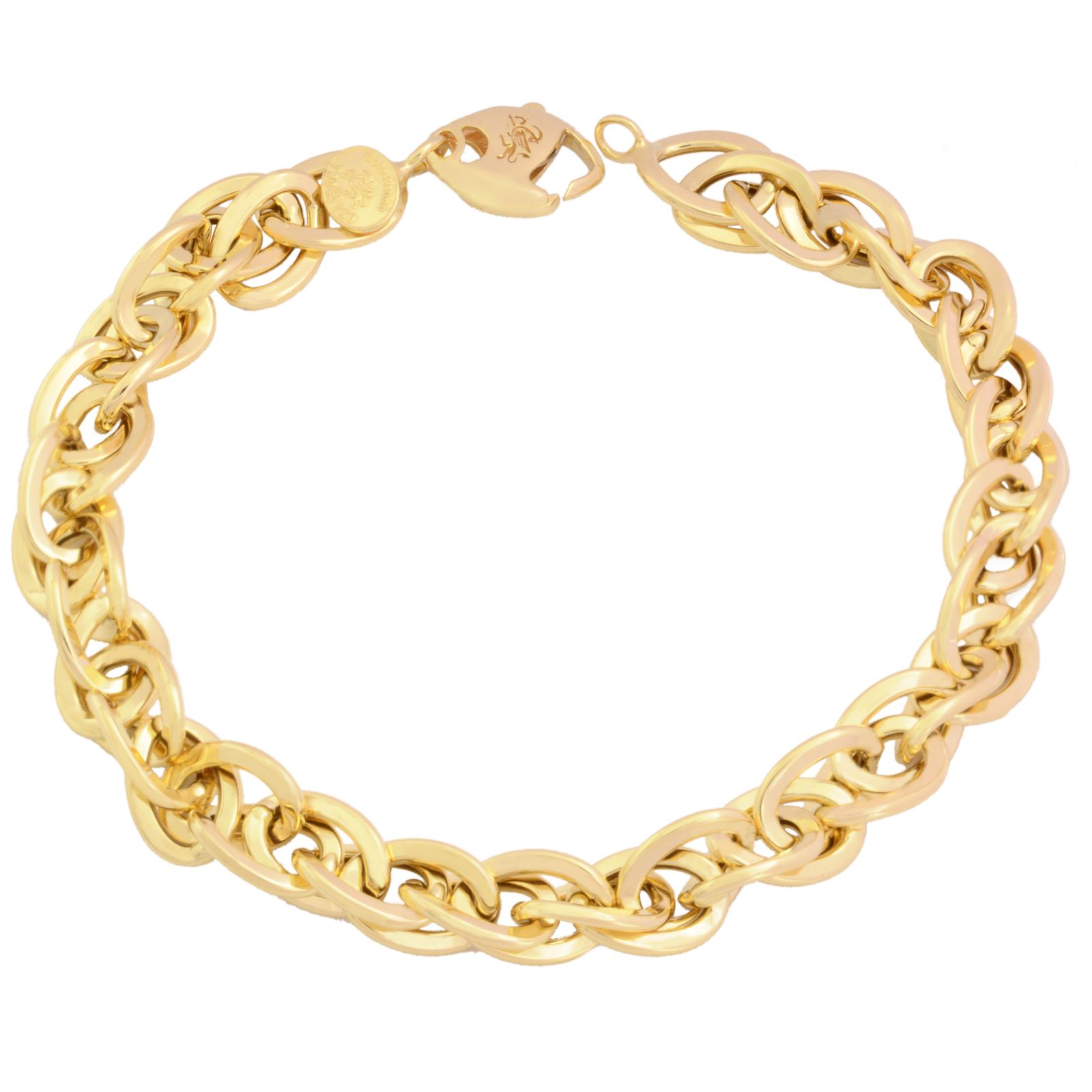 دستبند طلا 18 عیار زنانه طلای مستجابی کد M26 -  - 1