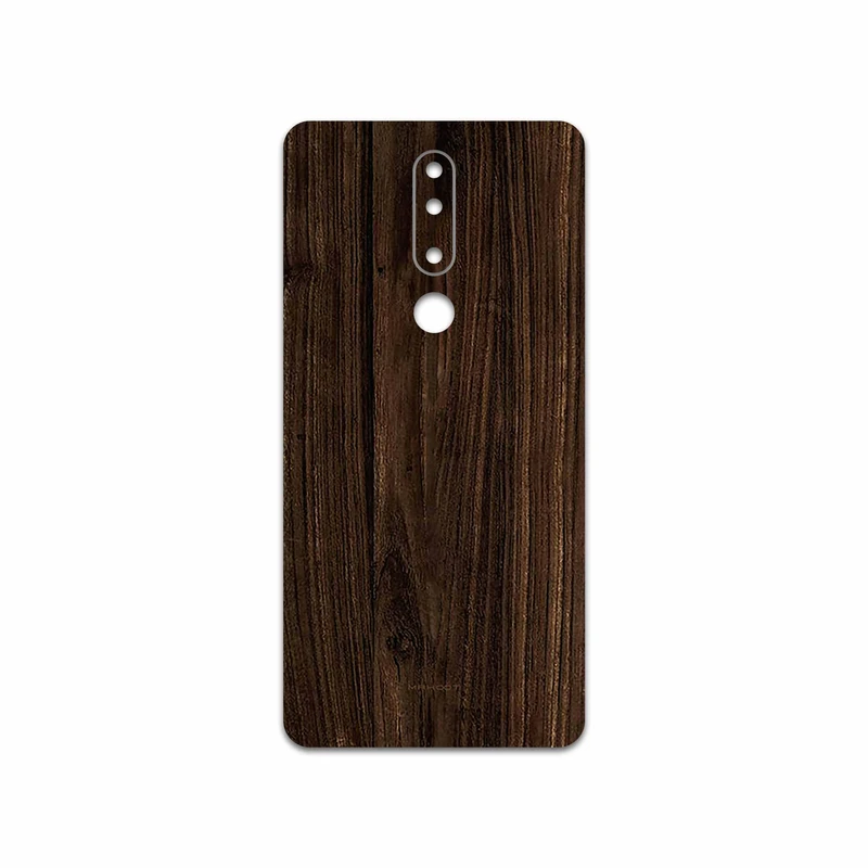 برچسب پوششی ماهوت مدل Dark Walnut Wood مناسب برای گوشی موبایل نوکیا 3.1 Plus