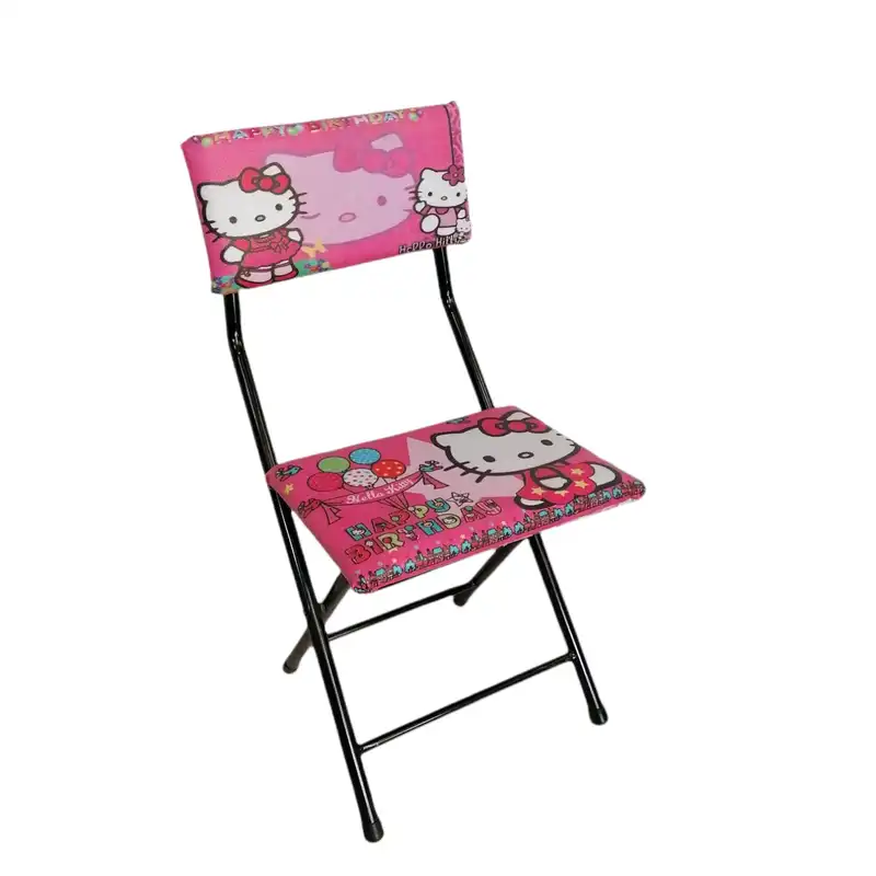 ست میز تحریر و صندلی مدل تاشو طرح کیتی 2