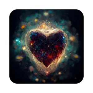 زیر لیوانی کاکتی مدل عاشقانه کد mp12032