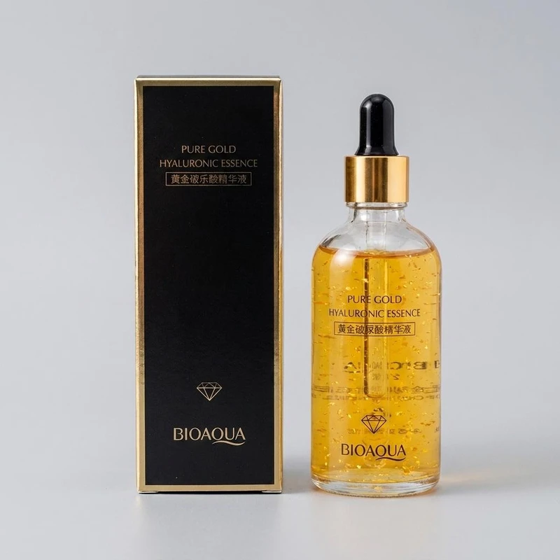 سرم صورت بایو آکوا مدل pure gold حجم 100 میلی لیتر