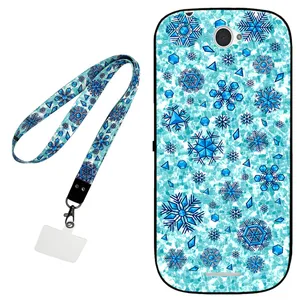 Megafone Snow Flake 0014 Cover For Sony Xperia E4 Mobile Neckband 