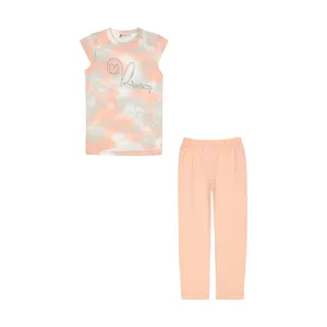 ست تی شرت و شلوار دخترانه نونا مدل 2211437-85