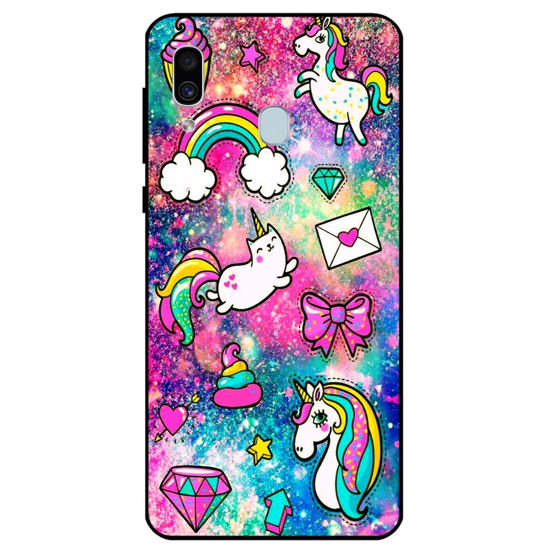 کاور مگافون طرح تک شاخ مدل 8155 مناسب برای گوشی موبایل سامسونگ Galaxy A40        