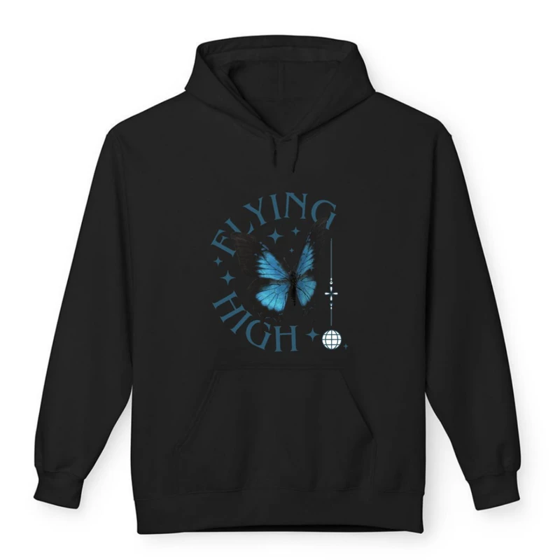 هودی مردانه پاد آفرین مدل کلمه انگلیسی پروانه جذاب کد 1249