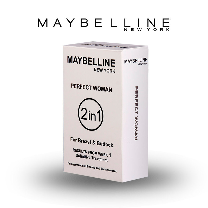 لوسیون حجم دهنده و سفت کننده سینه میبلین مدل پرفکت ومن حجم 40 میلی لیتر مجموعه 2 عددی