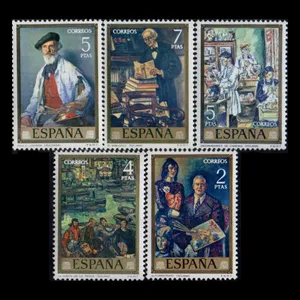 تمبر یادگاری مدل خارجی مجموعه 5 عددی 