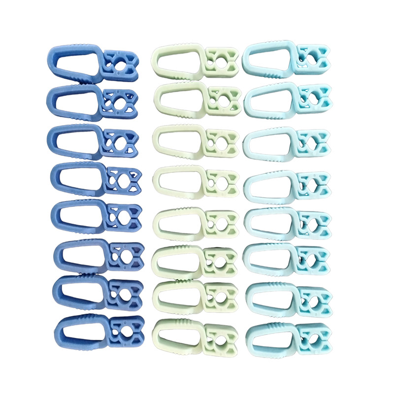 گیره لباس مدل بدون فنر V001 بسته 24 عددی