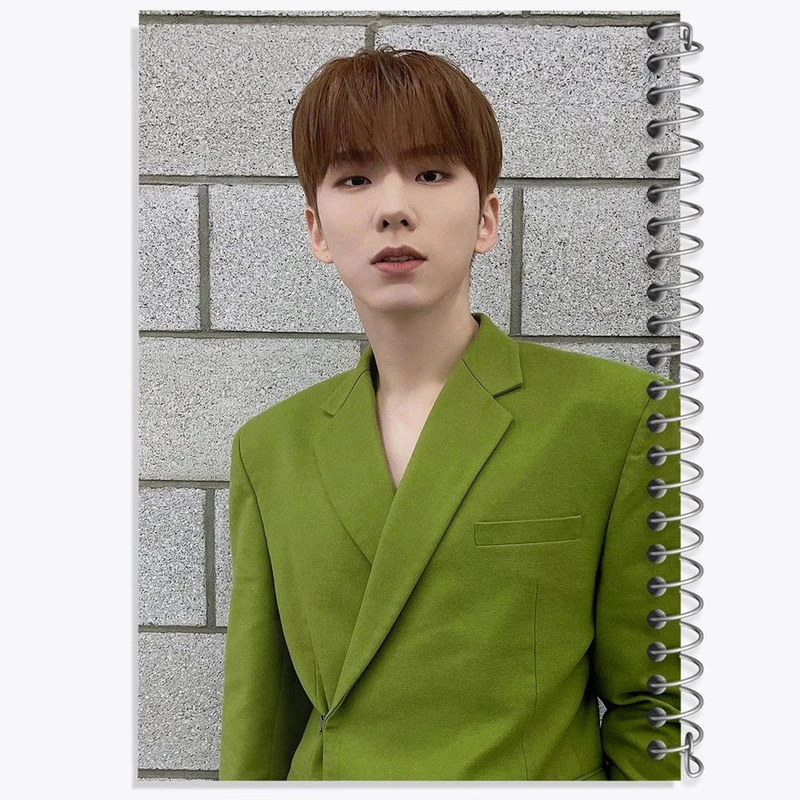 دفتر مشق 50 برگ خندالو مدل کیهیون گروه مانستا اکس MONSTA X کد 21158