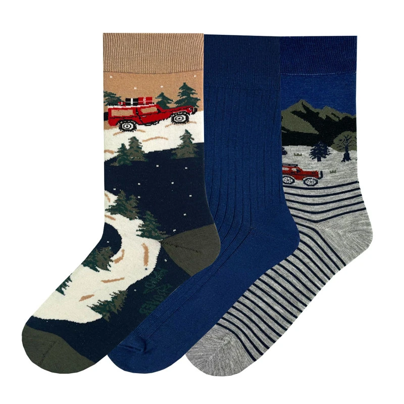 جوراب ساق بلند زنانه ال سون مدل بی مرز کد PH1154 بسته 3 عددی