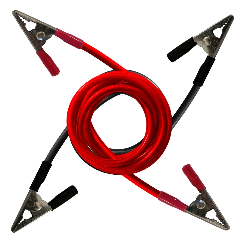 کابل اتصال باتری به باتری خودرو مدل Compact 800A-4m مجموعه 2 عددی