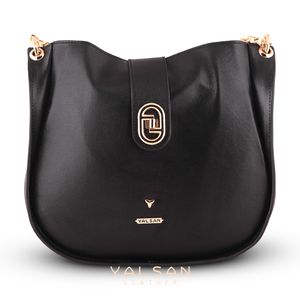 کیف دوشی زنانه چرم یلسان مدل لنا کد 101-01-HRM