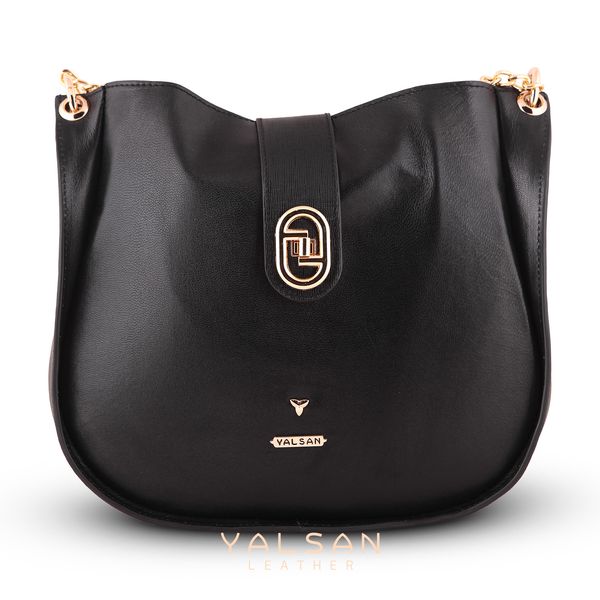 کیف دوشی زنانه چرم یلسان مدل لنا کد 101-01-HRM