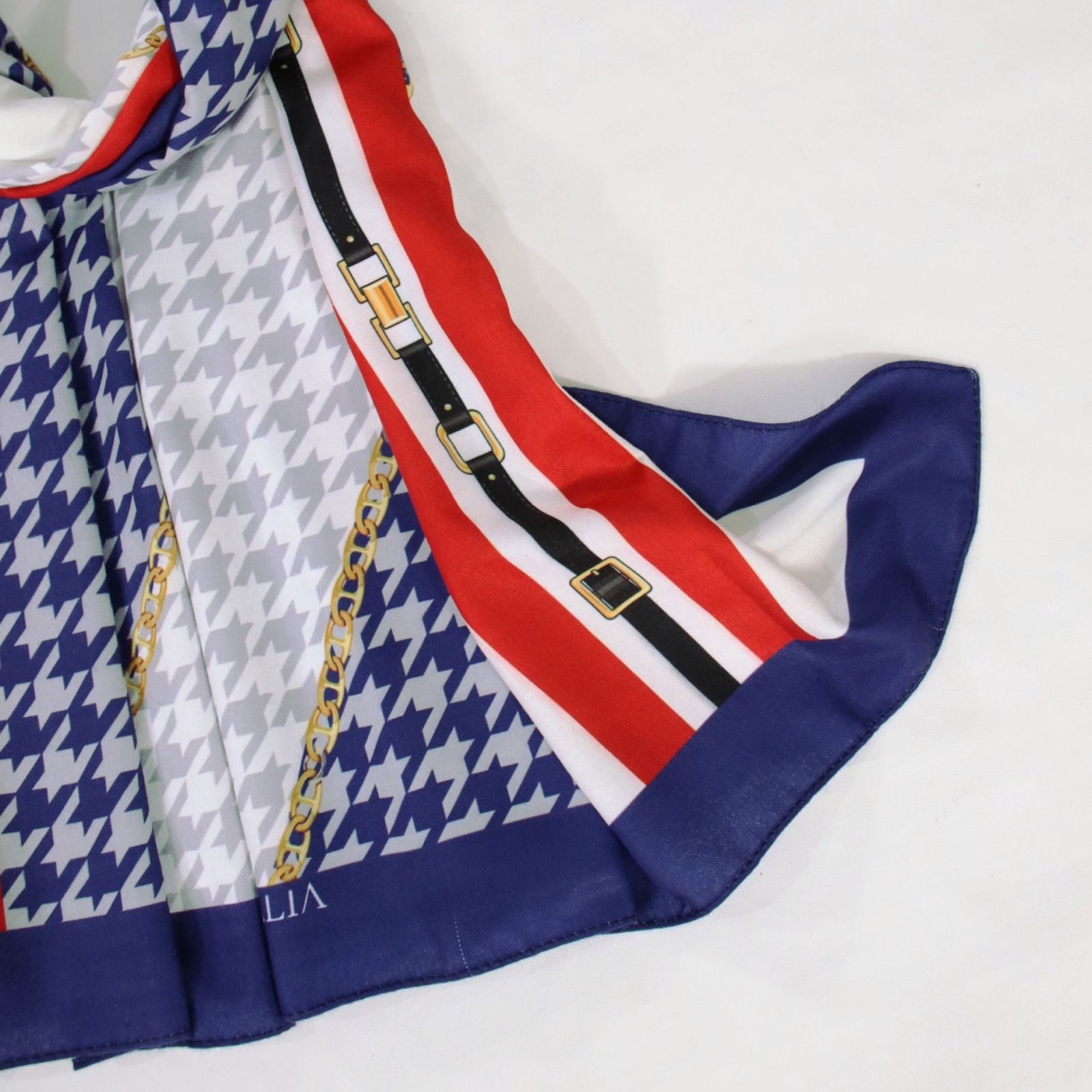 شال زنانه مدل موهر طرح پیچازی کد 2762 - - 34