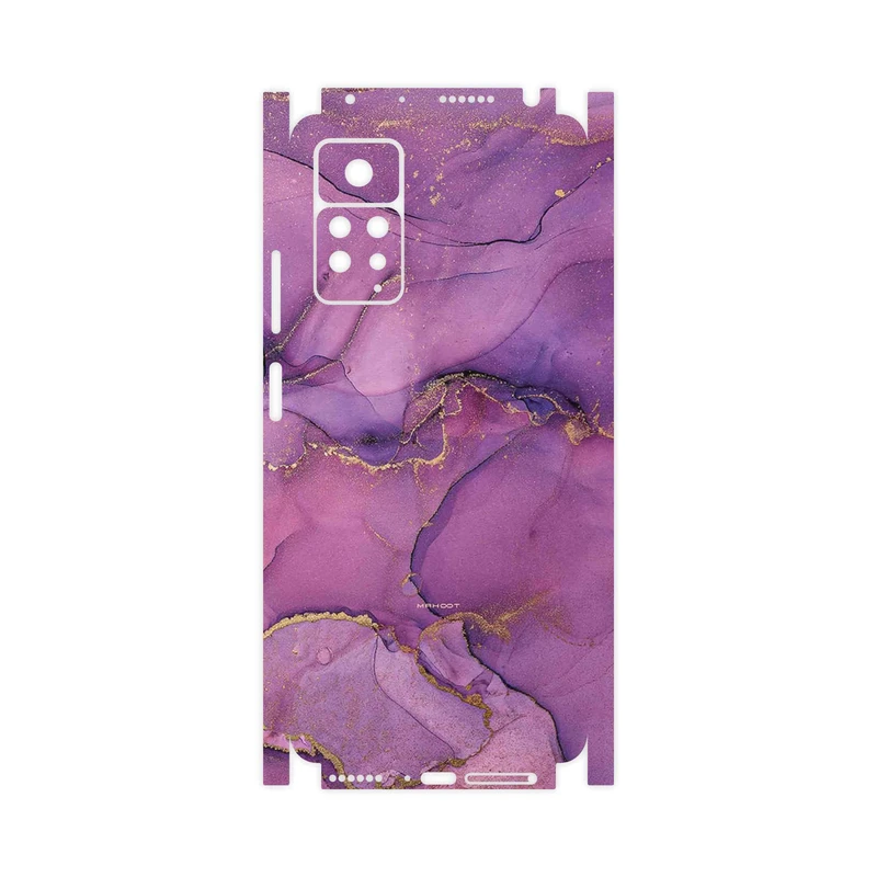 برچسب پوششی ماهوت مدل Purple Marble-FullSkin مناسب برای گوشی موبایل شیائومی Redmi Note 11 Pro Plus 5G (India)