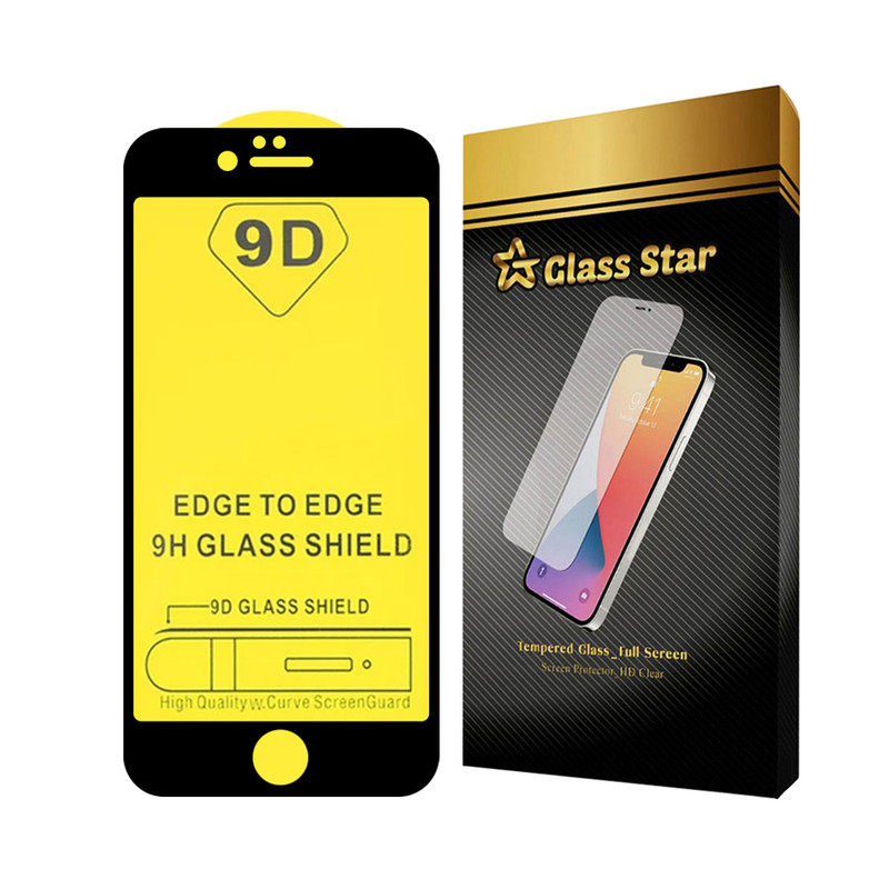 محافظ صفحه نمایش گلس استار مدل FULLGS مناسب برای گوشی موبایل اپل iPhone 6s / iPhone 6