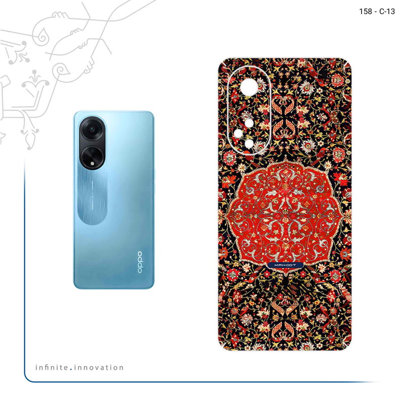 برچسب پوششی ماهوت مدل Persian_Carpet_Red مناسب برای گوشی موبایل اپو A98