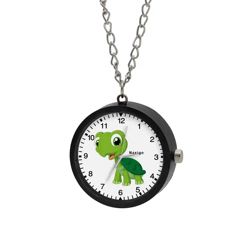 ساعت گردنبندی عقربه ای ناکسیگو مدل لاک پشت کد NF12662