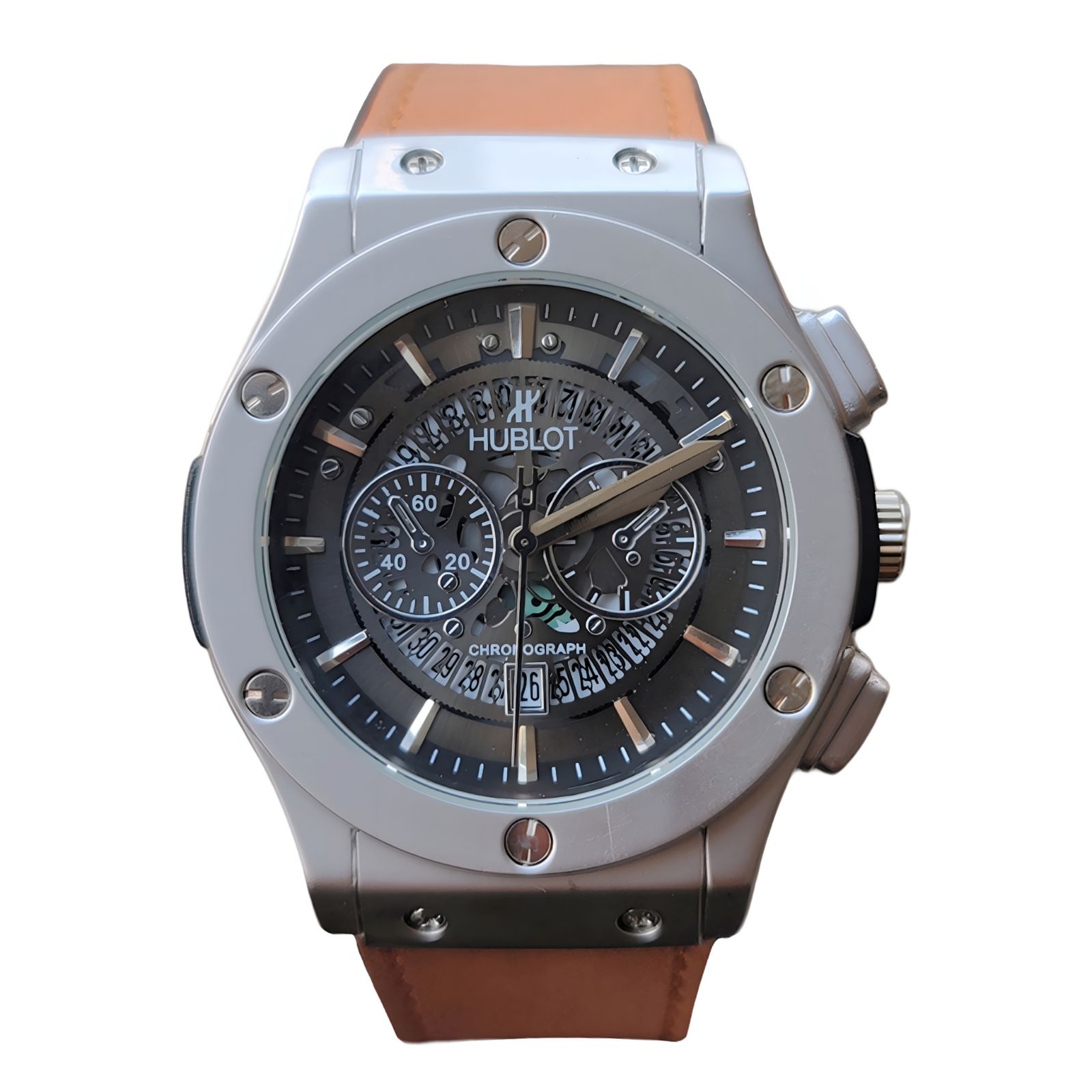 ساعت مچی عقربهای مردانه مدل تک موتوره بیگ بنگ تقویم دار - - 1