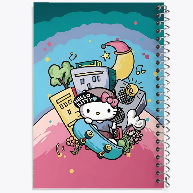 دفتر مشق 100 برگ خندالو طرح هلو کیتی (Hello Kitty)  کد N3995