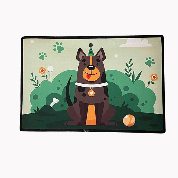 مت زیرانداز ظرف غذا و آب سگ مدل p6