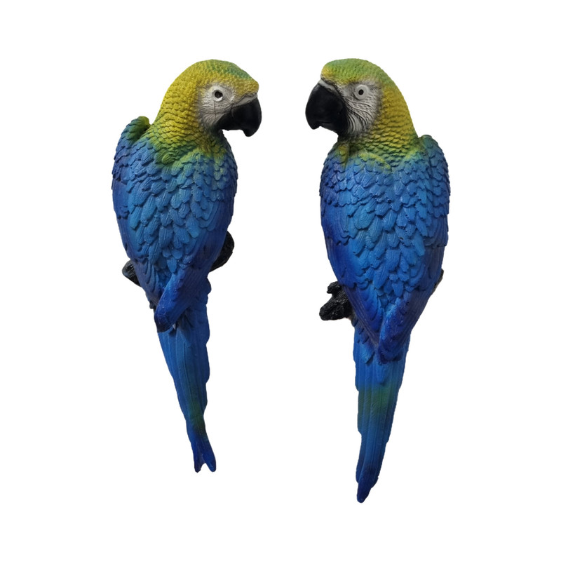 مجسمه مدل طوطی دیواری طرح کاسکو بسته 2 عددی