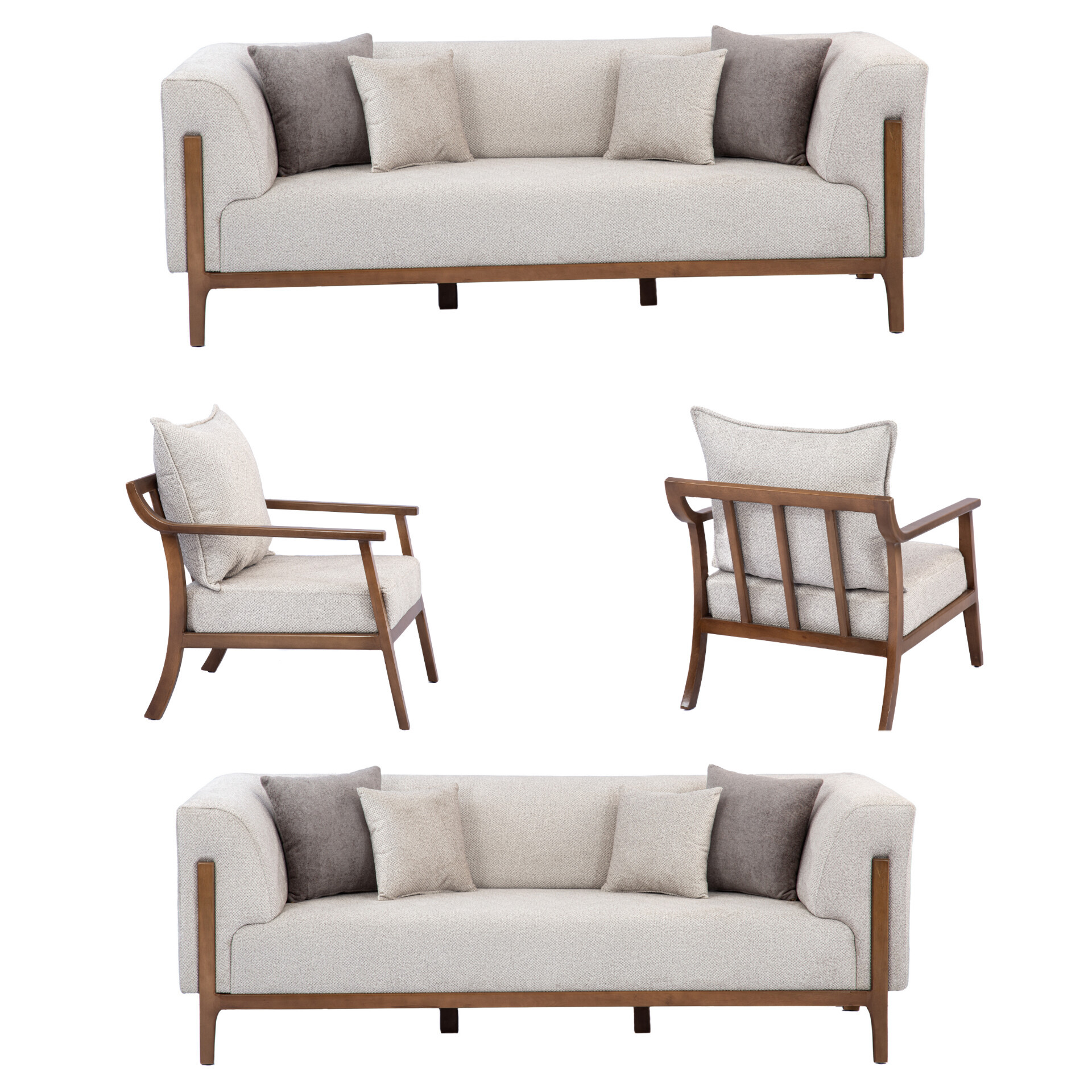 مبل راحتی هشت نفره لوکا مبل مدل ورونا