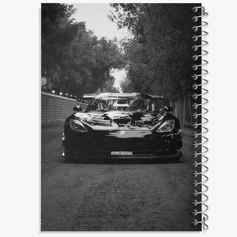 دفتر ژورنال نویسی 50 برگ خندالو مدل نقطه ای طرح ماشین اسپرت Sport Car کد 28731