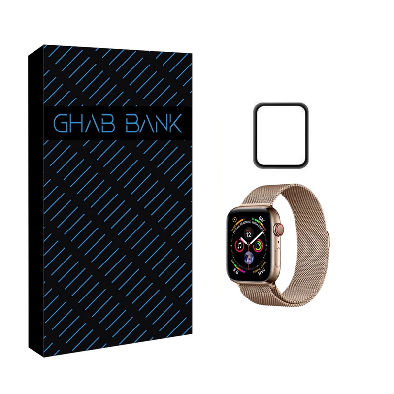 بند قاب بانک مدل milanes مناسب برای اپل واچ سری 9 سایز 41 میلی متری به همراه محافظ صفحه نمایش