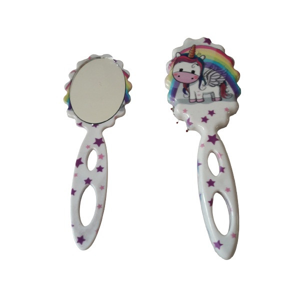 ست برس و آینه کودک مدل یونیکورن 2