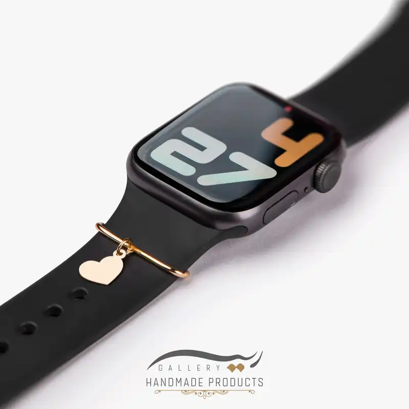 آویز ساعت طلا 18 عیار زنانه ریسه گالری مدل قلب 2010