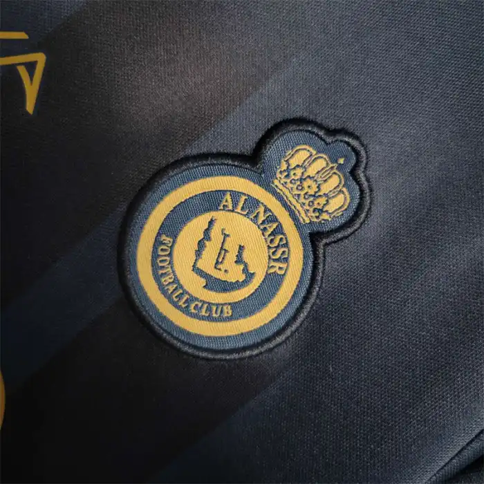 تی شرت آستین کوتاه ورزشی مردانه مدل النصر عربستان Away 2024