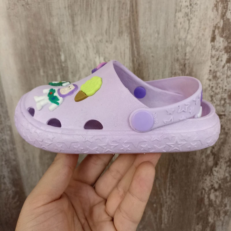 عکس شماره 3 : دمپایی بچگانه نیکتا مدل کراکس استیکر کد 1524-pe