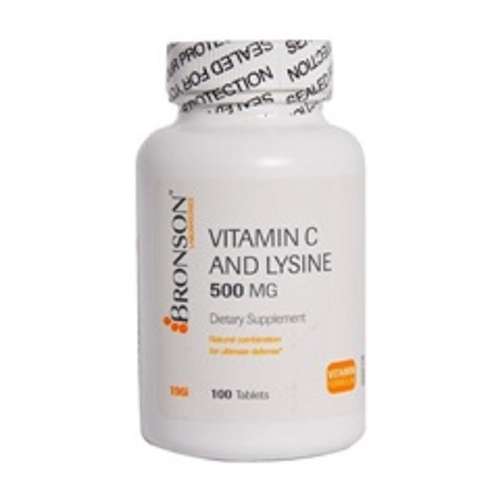 قرص ویتامین ث و لیزین 500 میلی گرم بسته 60 عددی