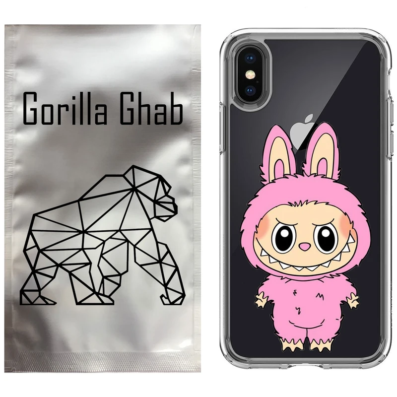 کاور گوریلا قاب مدل CLG کد 129 طرح لبوبو مناسب برای گوشی موبایل اپل iPhone X / XS