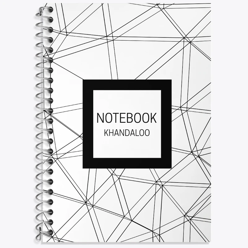 دفتر لغت 50 برگ خندالو طرح مدرن کد N394