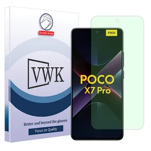 VWK Eye Care model Green light screen protector suitable for Xiaomi Poco X7 Pro mobile phone