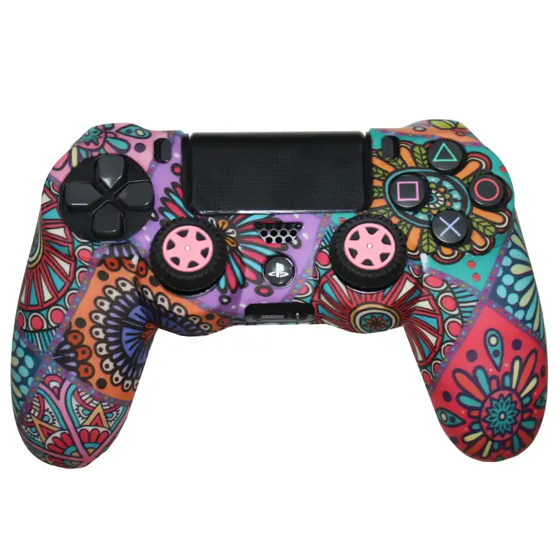 محافظ دسته پلی استیشن 4 مدل WH art design به همراه روکش آنالوگ