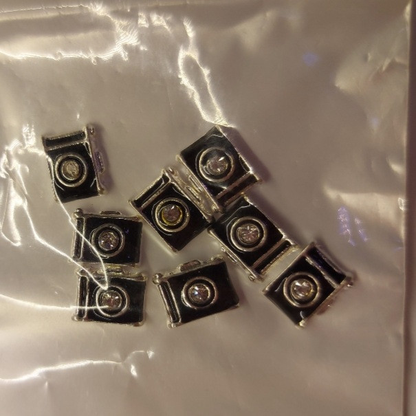 نگین ناخن مدل CAMERA-1 بسته 8 عددی